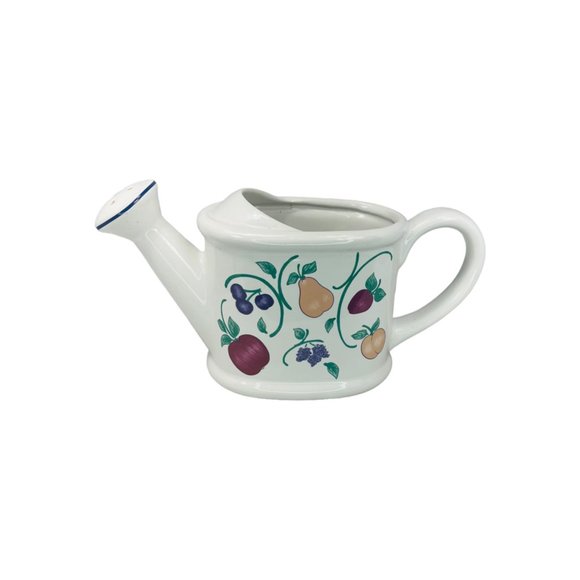 Orchard Medley by Princess House Vintage Ceramic Watering Pitcher - Picture 4 of 10